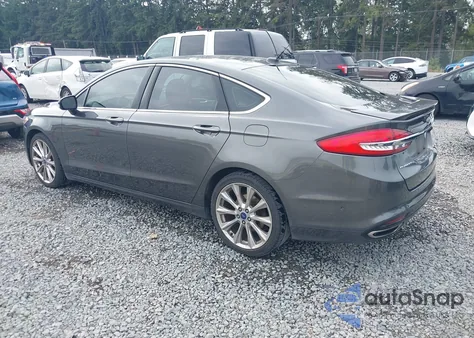 2017 Ford Fusion Platinum из США, поврежденный, VIN 3FA6P0K98HR171386
